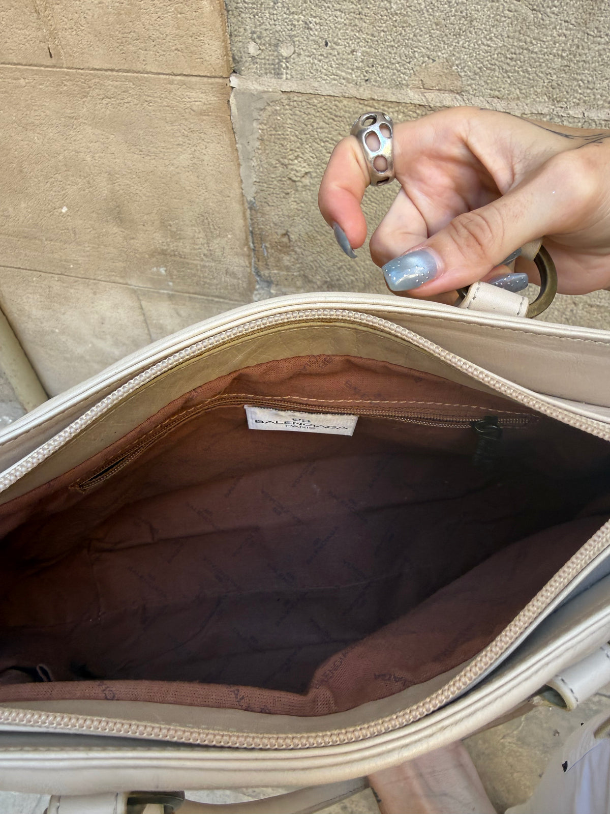 Balenciaga Python Motor Tote Bag