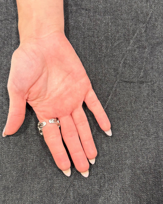 Curated vintage silver ring