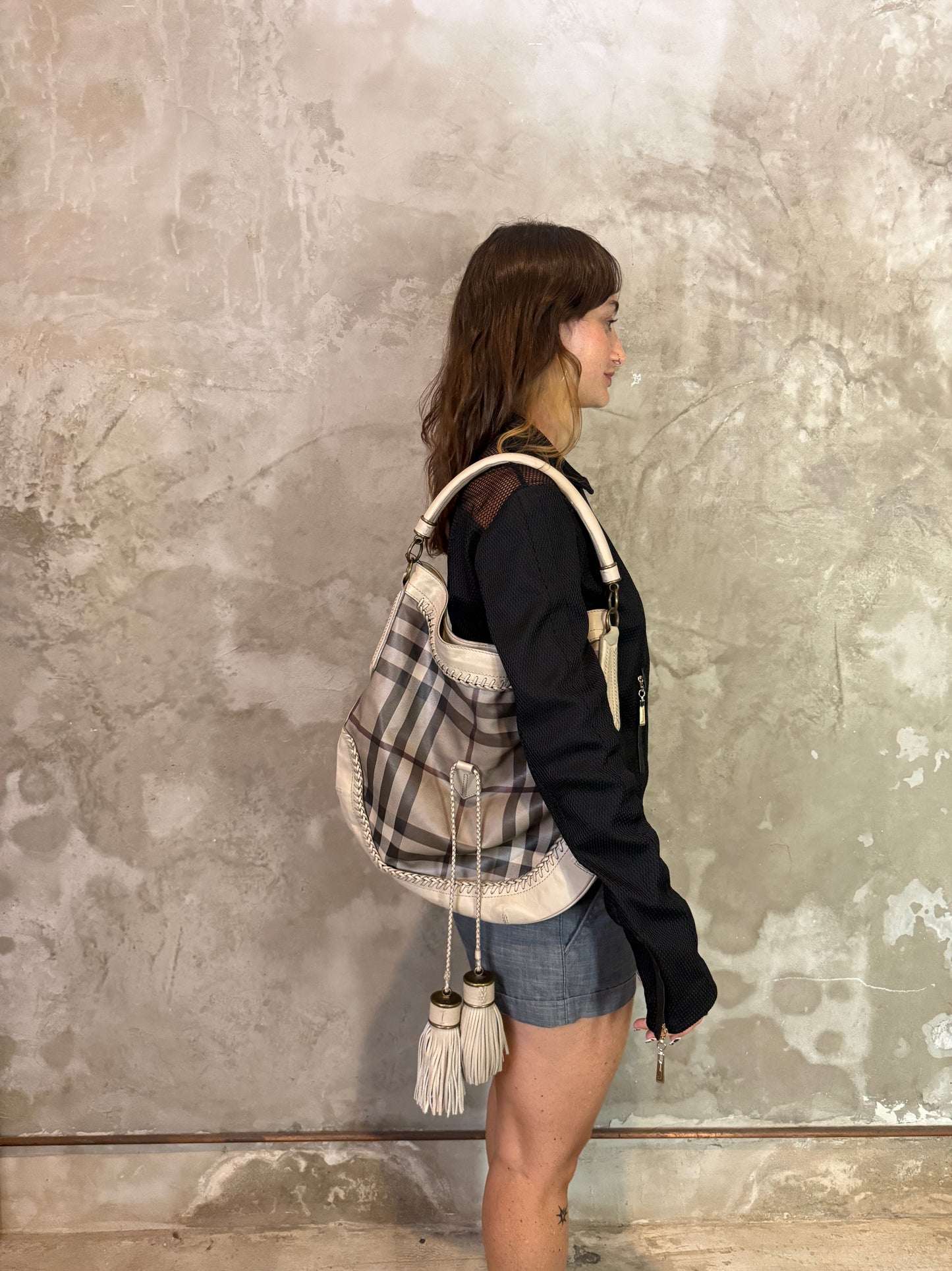 Burberry Tassel Shoulder Bag