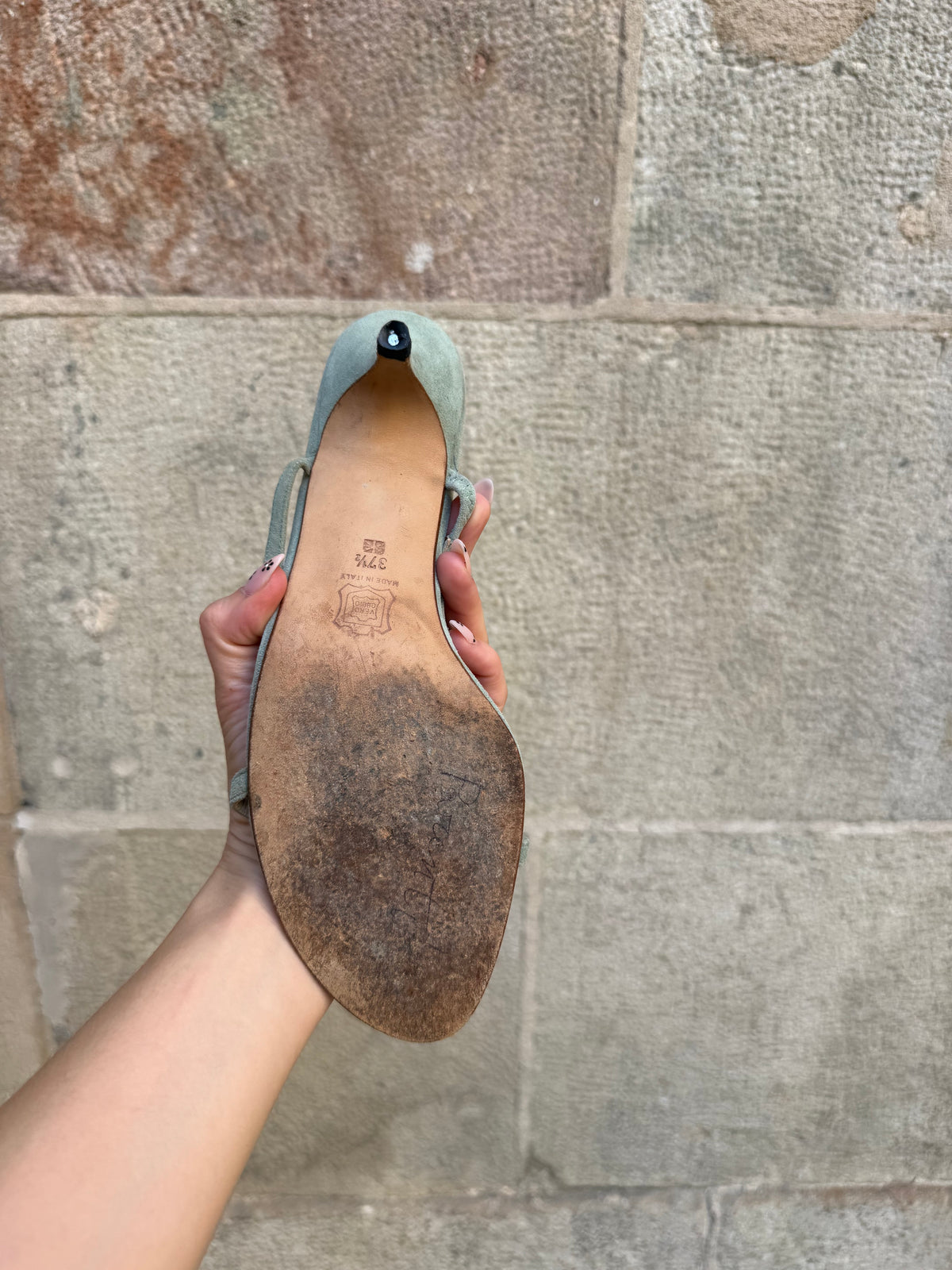 Giorgio Armani Vintage Suede Sandals