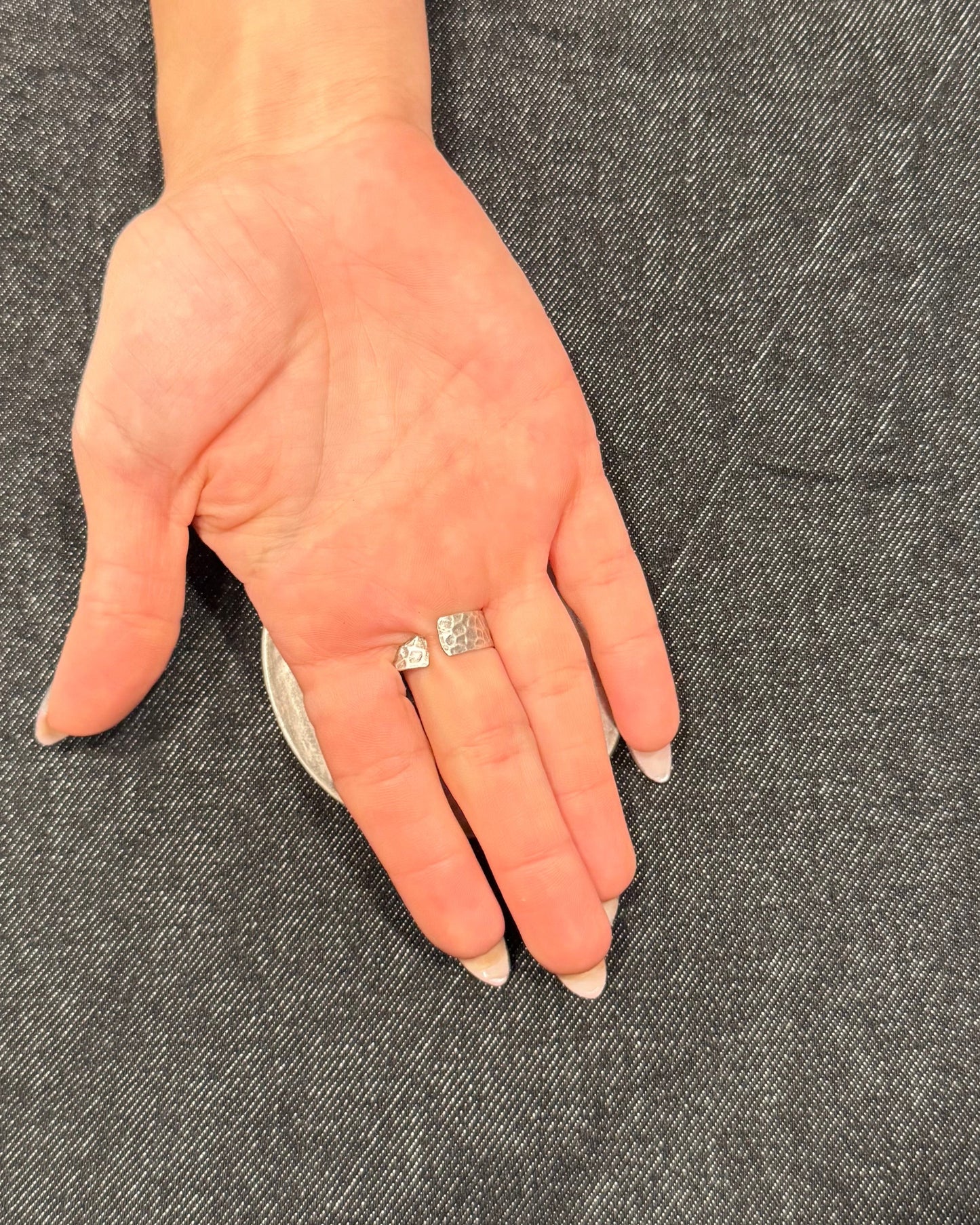 Curated vintage silver ring