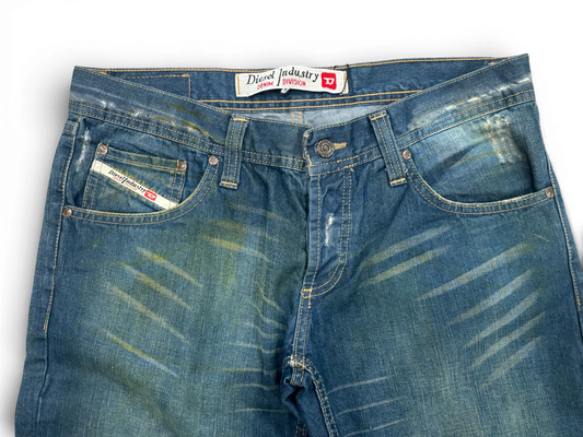 Diesel Low Rise Washed Jeans – Y2K Fit