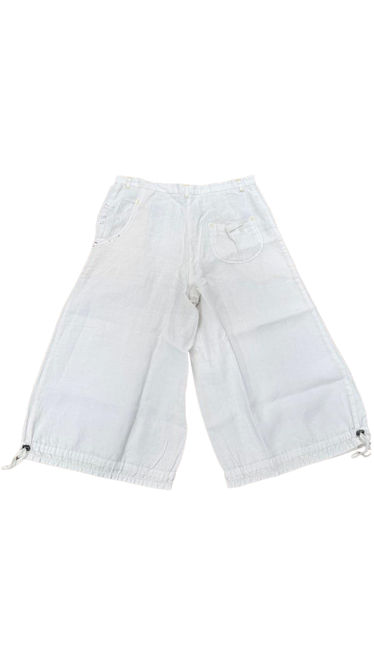 White Cropped Pants – Summer Minimal Fit