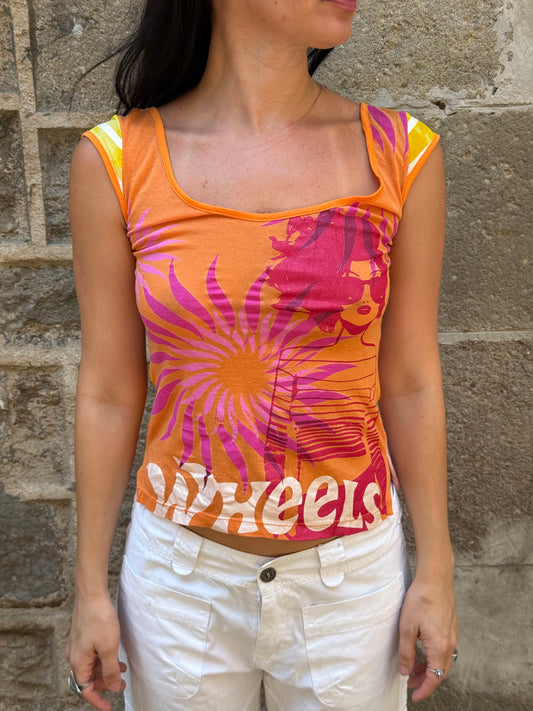 Custo Barcelona Graphic Print Top