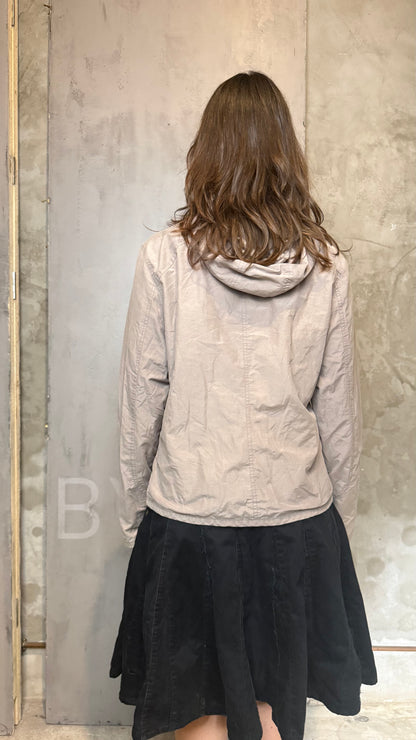 Tipster Asymmetric Zip Windbreaker – Earth Tone Jacket