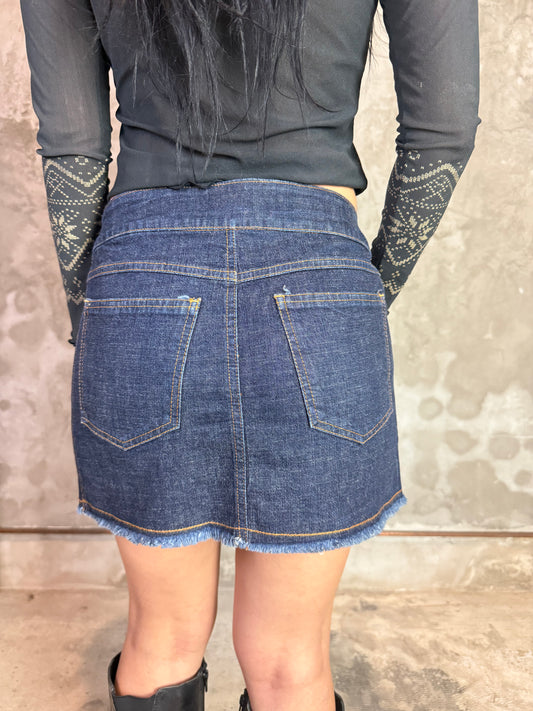 Denim Mini Skirt