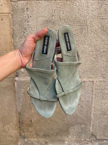 Giorgio Armani Vintage Suede Sandals