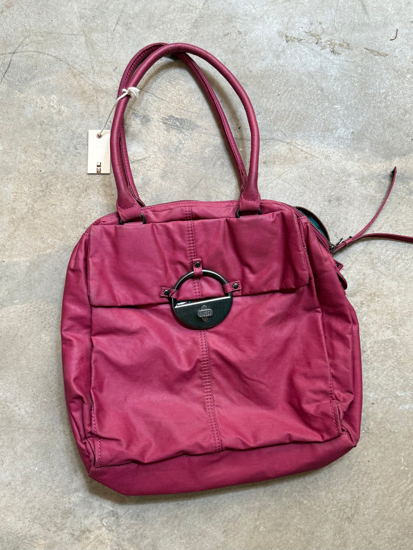 Diesel Pink Oversized Tote Bag
