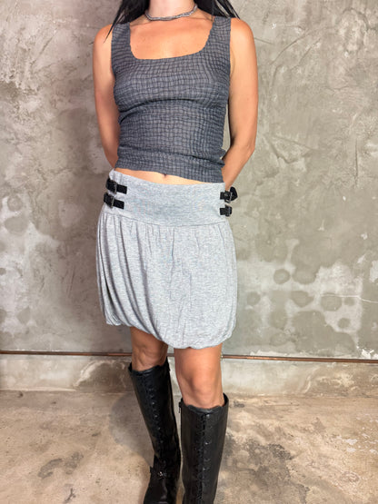 Grey Balloon Skirt