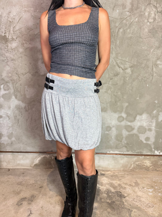 Grey Balloon Skirt