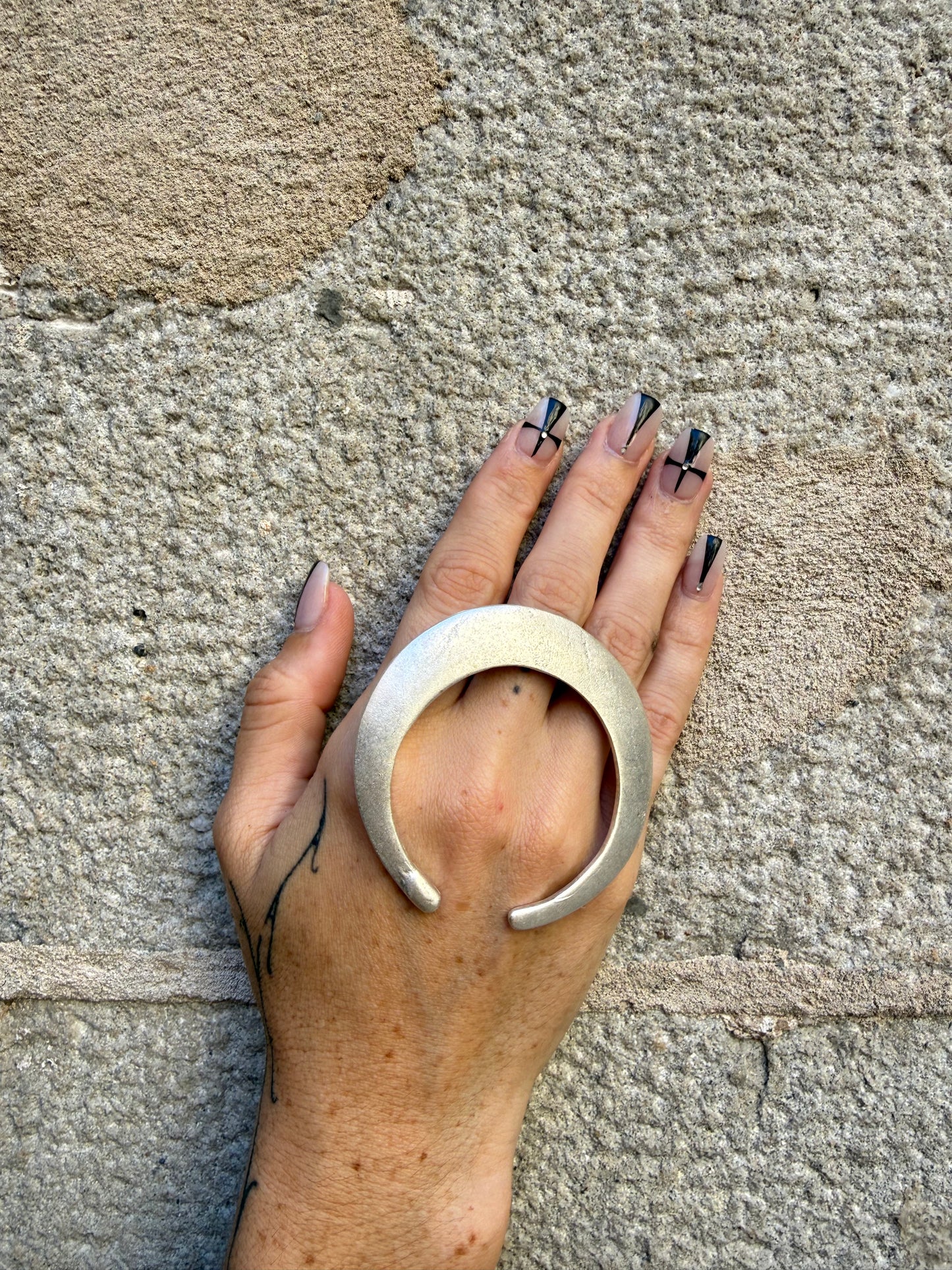 Curated vintage silver ring