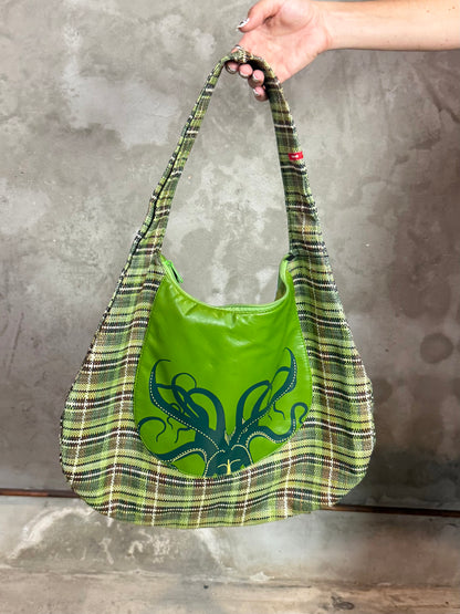 Skunkfunk Plaid Shoulder Bag