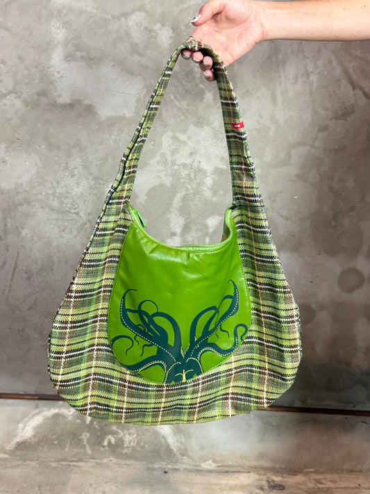 Skunkfunk Plaid Shoulder Bag
