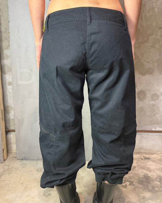 Black Cargo Pants Baggy Fit Vintage Deadstock