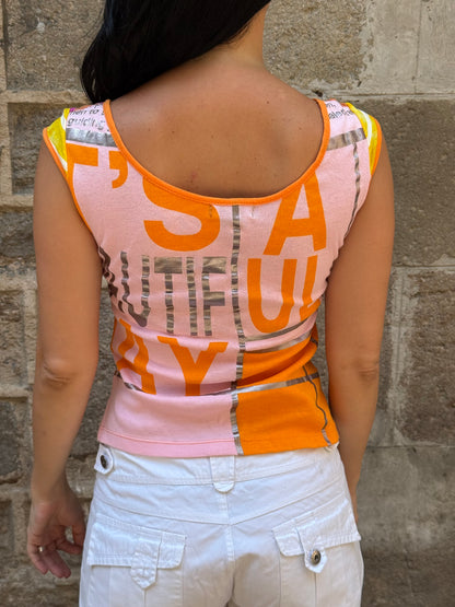 Custo Barcelona Graphic Print Top
