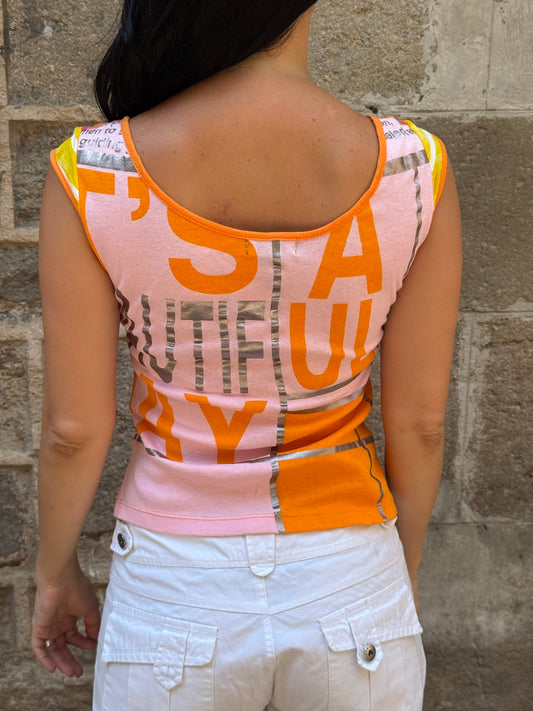 Custo Barcelona Graphic Print Top