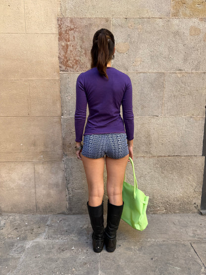 Emporio Armani Vintage Logo Mini Shorts