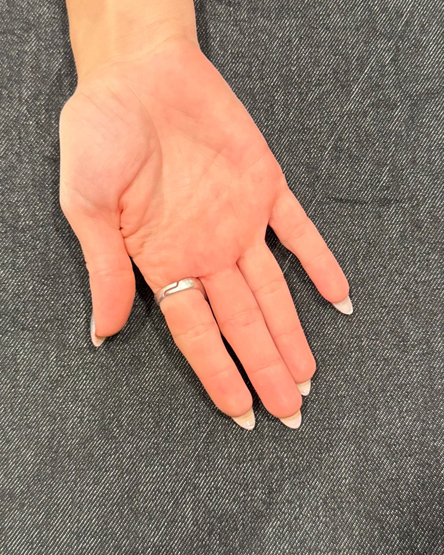 Curated vintage silver ring