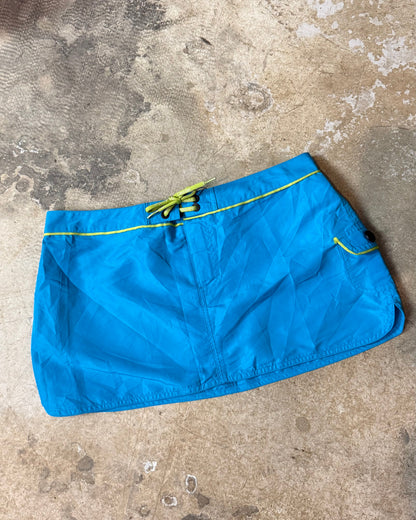 Calvin Klein Y2K Swim Mini Skirt Blue & Neon Green