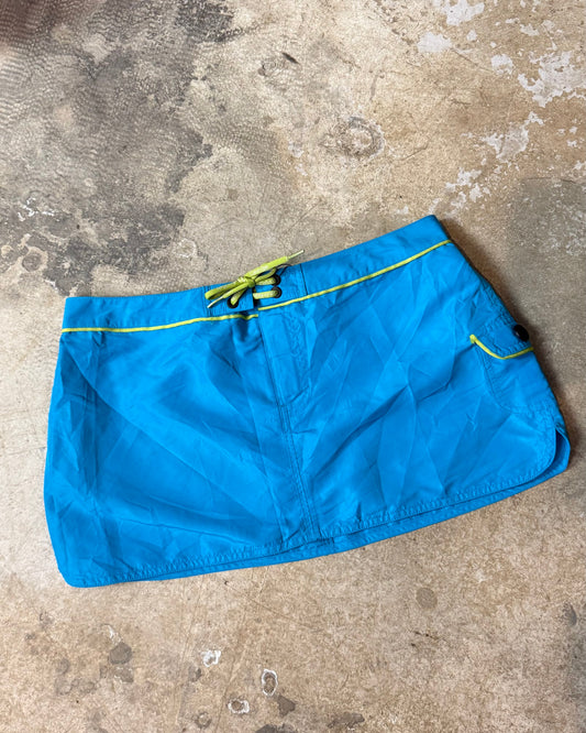 Calvin Klein Y2K Swim Mini Skirt Blue & Neon Green