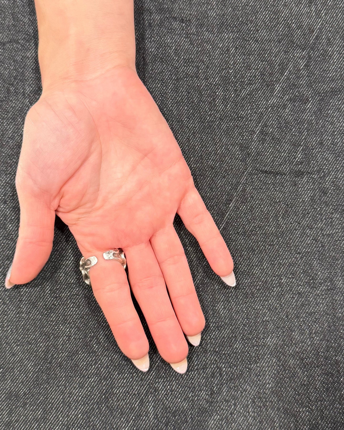 Curated vintage silver ring