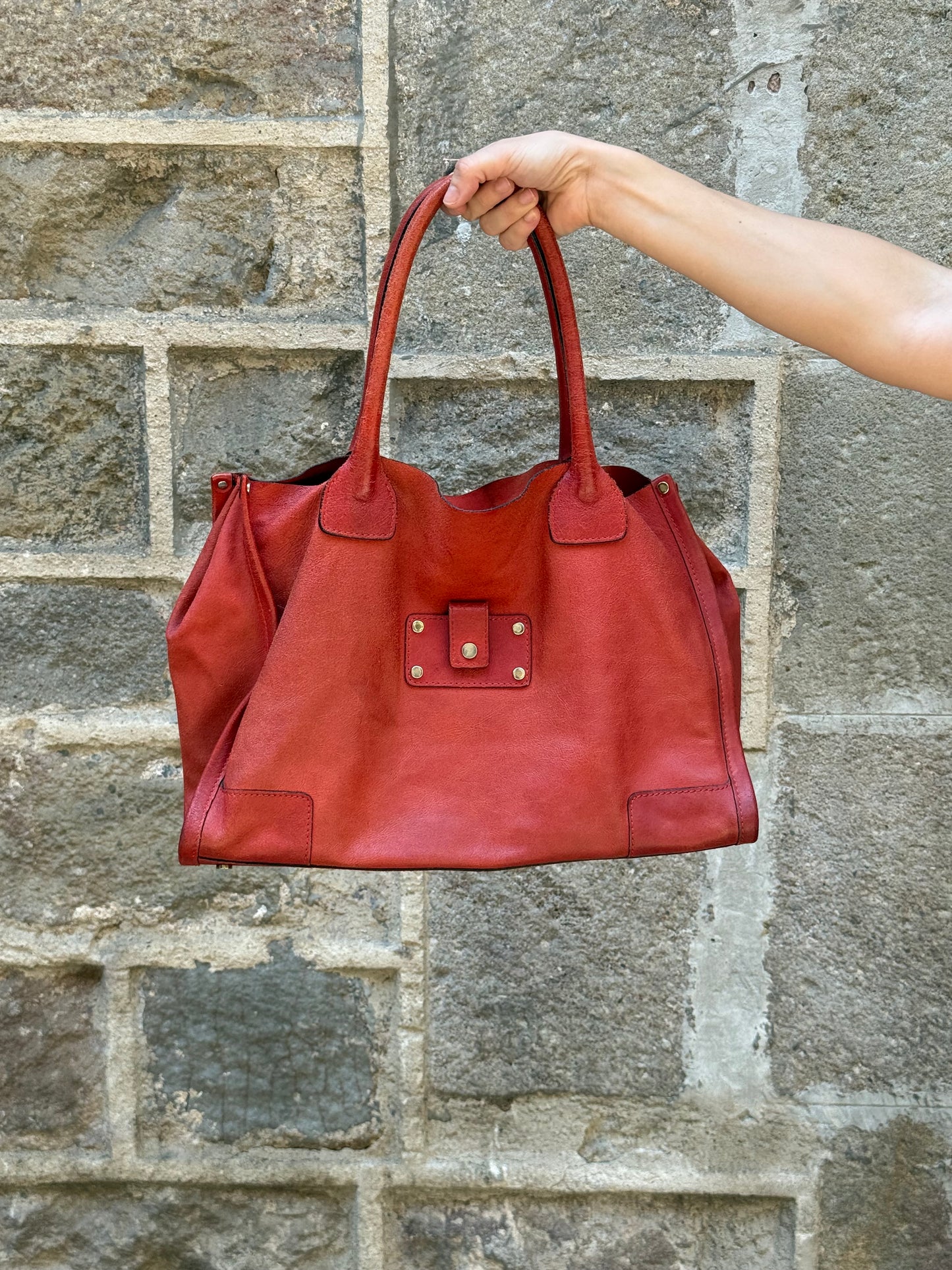 Secquoia Leather Tote Bag