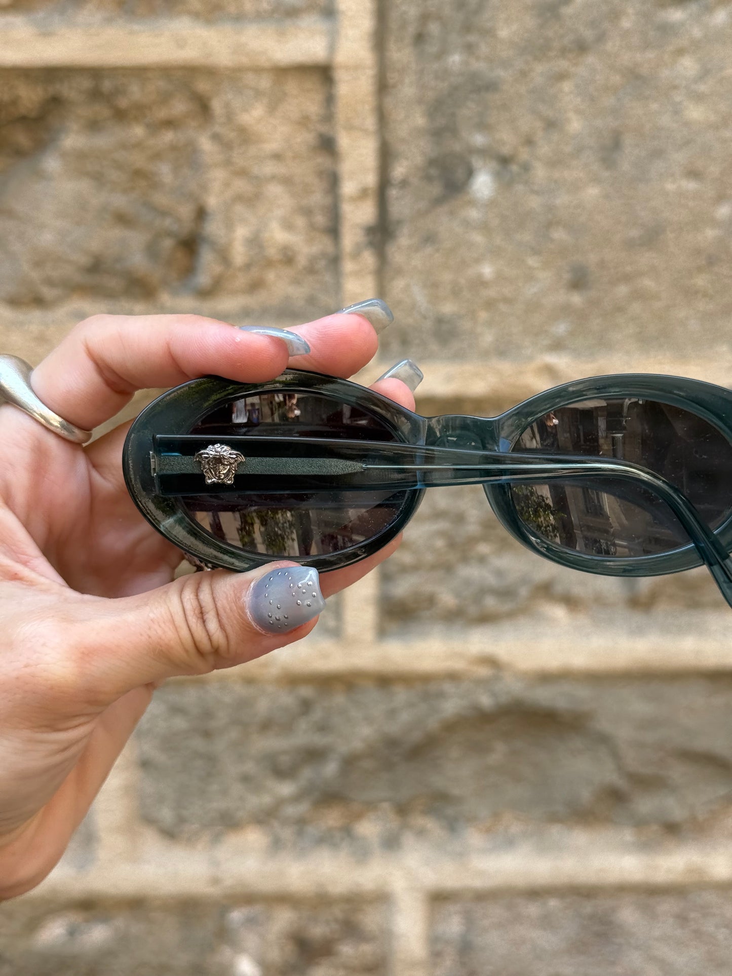 Versace Medusa Oval Sunglasses