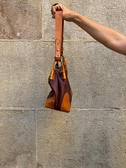 Balenciaga 2006 Vintage Ring Bag – Brown Leather