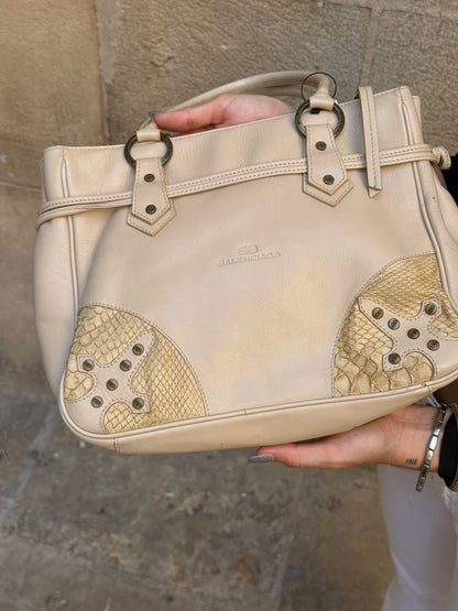 Balenciaga Python Motor Tote Bag