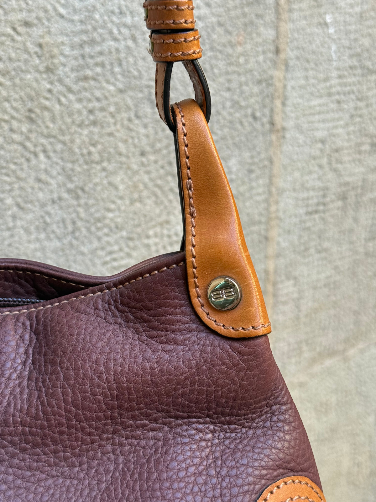 Balenciaga 2006 Vintage Ring Bag – Brown Leather