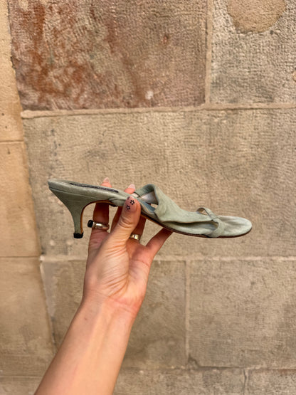 Giorgio Armani Vintage Suede Sandals