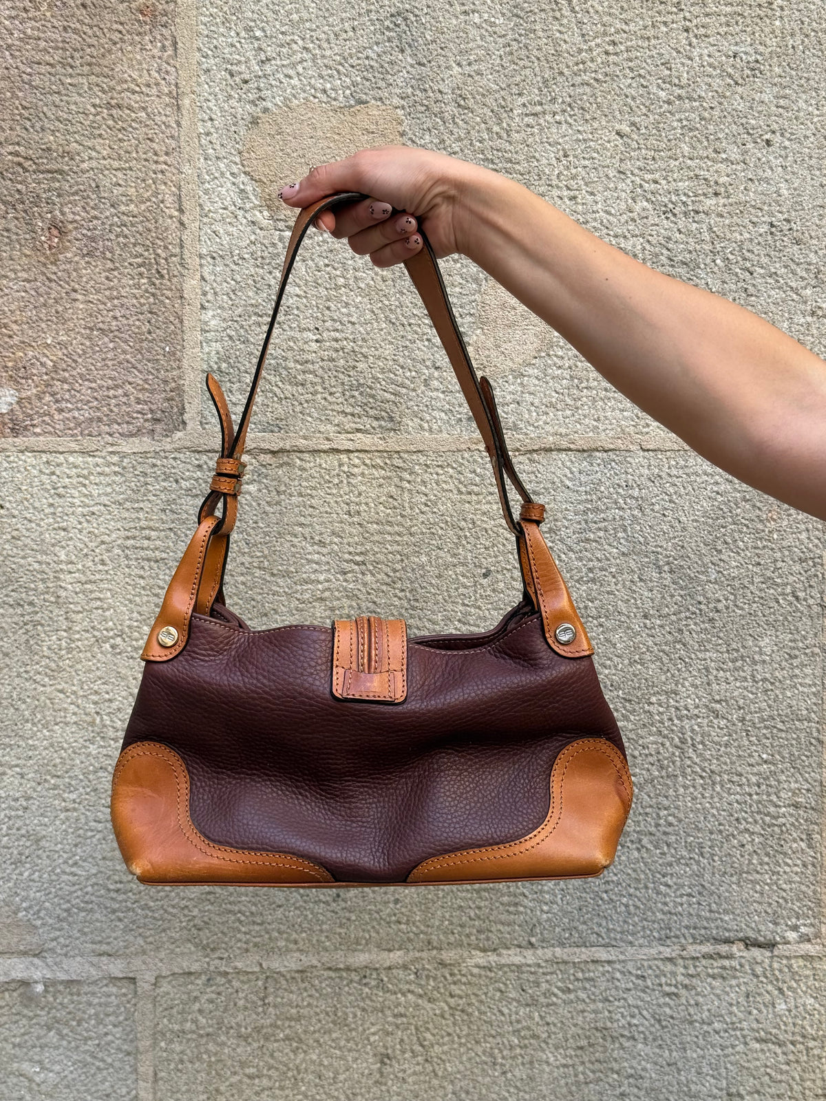 Balenciaga 2006 Vintage Ring Bag – Brown Leather