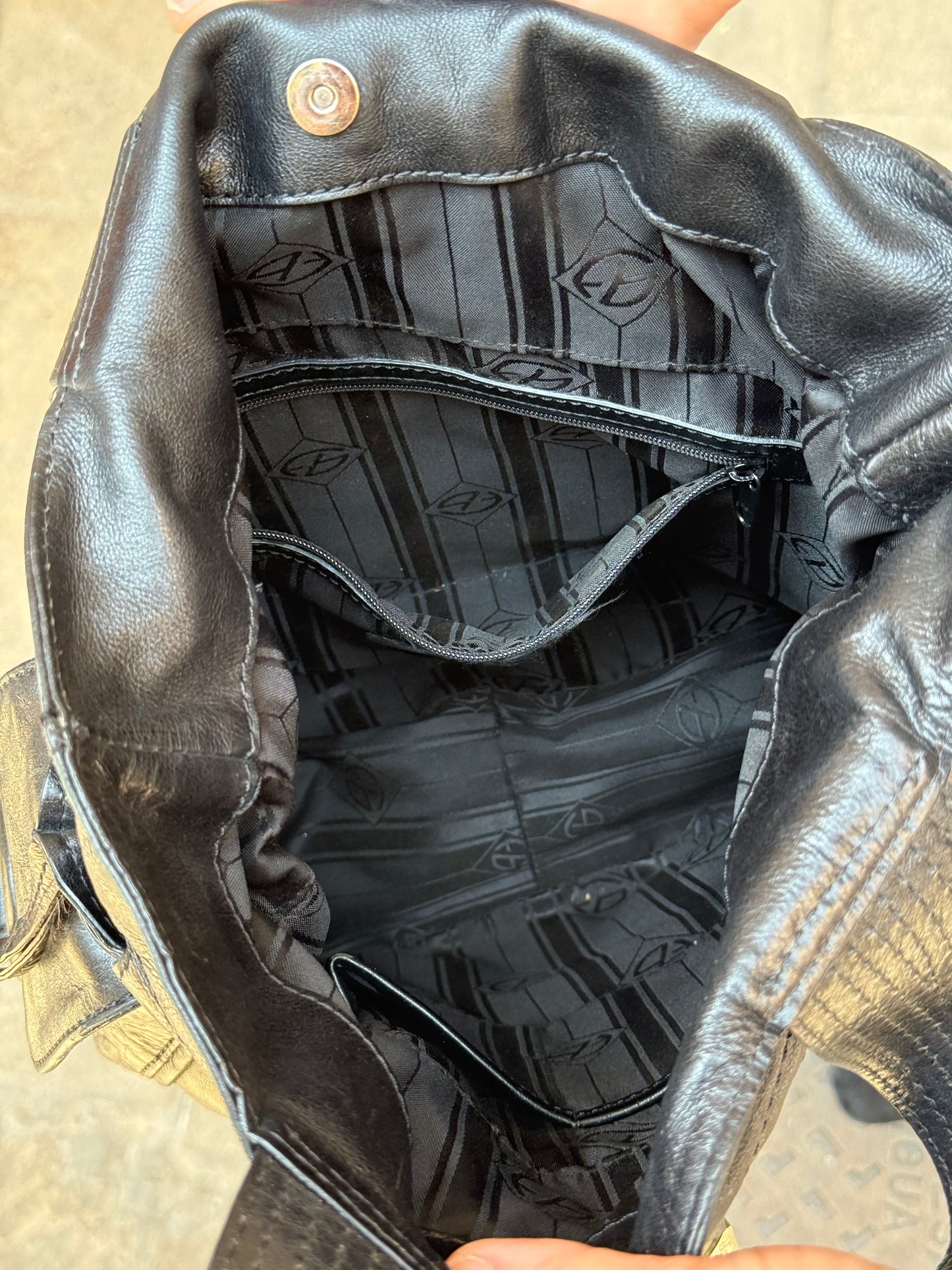 Francesco Biasia Leather Tote Bag