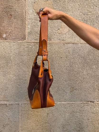 Balenciaga 2006 Vintage Ring Bag – Brown Leather