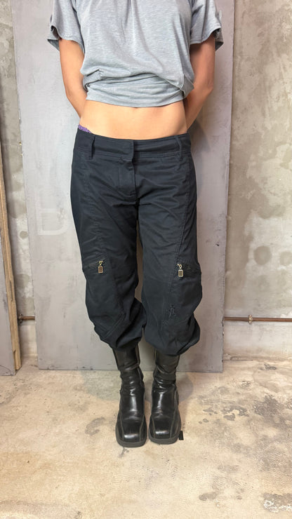 Black Cargo Pants Baggy Fit Vintage Deadstock