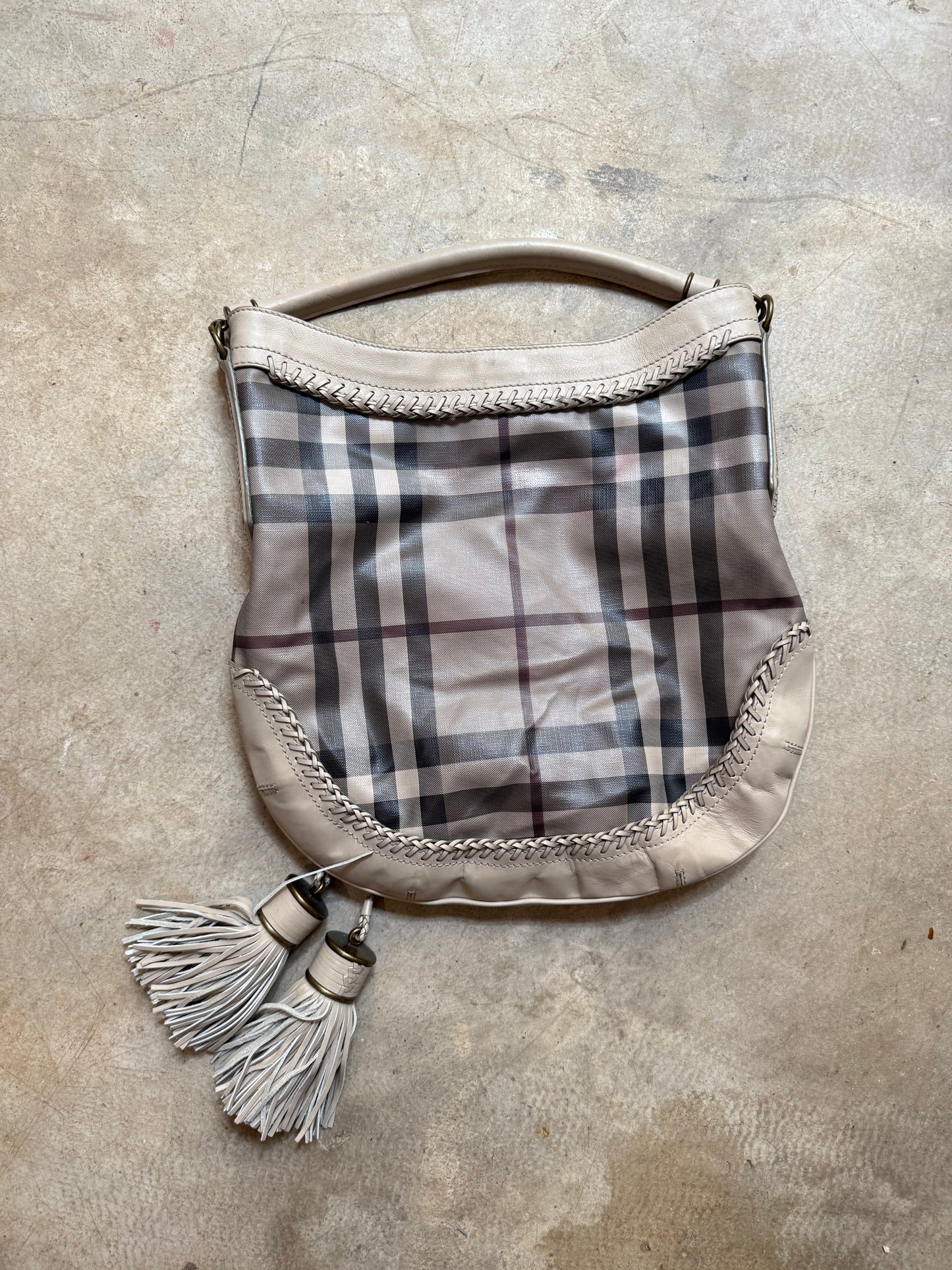Burberry Tassel Shoulder Bag