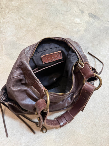 Vintage Spanish Leather Shoulder Bag