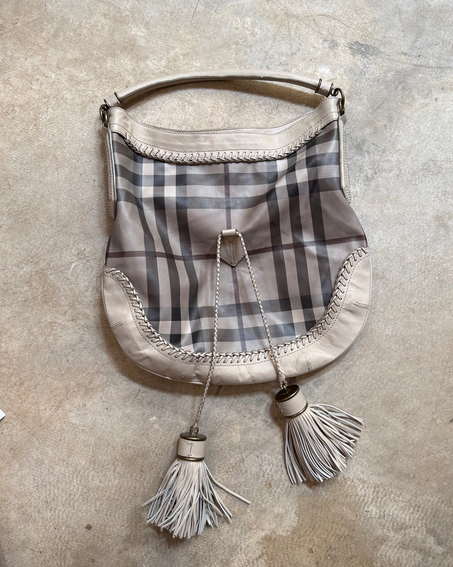 Burberry Tassel Shoulder Bag