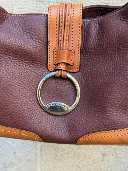 Balenciaga 2006 Vintage Ring Bag – Brown Leather
