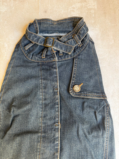 Vintage Rework Denim Halter Top