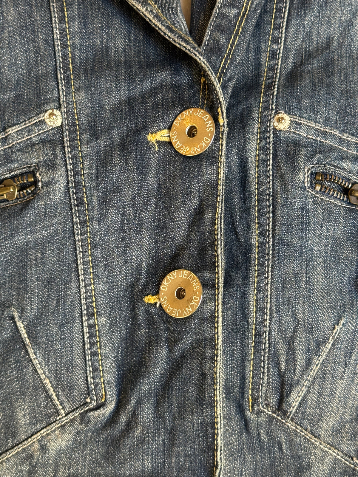 Vintage Rework Denim Halter Top