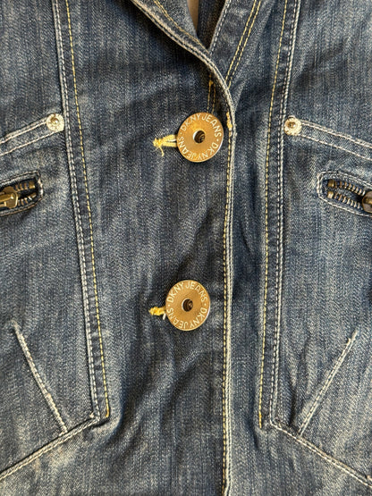 Vintage Rework Denim Halter Top