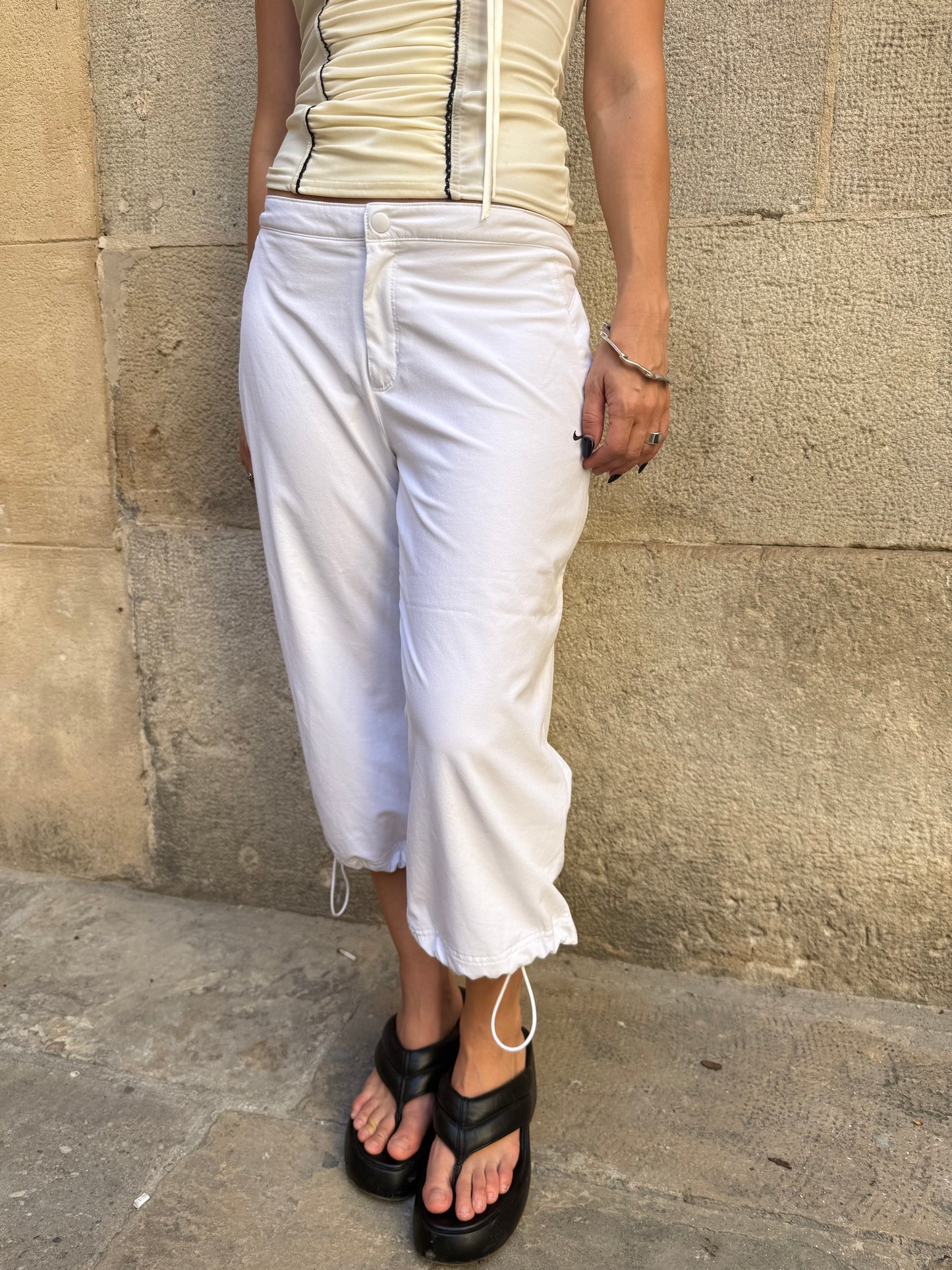 White Nike Capri Pants