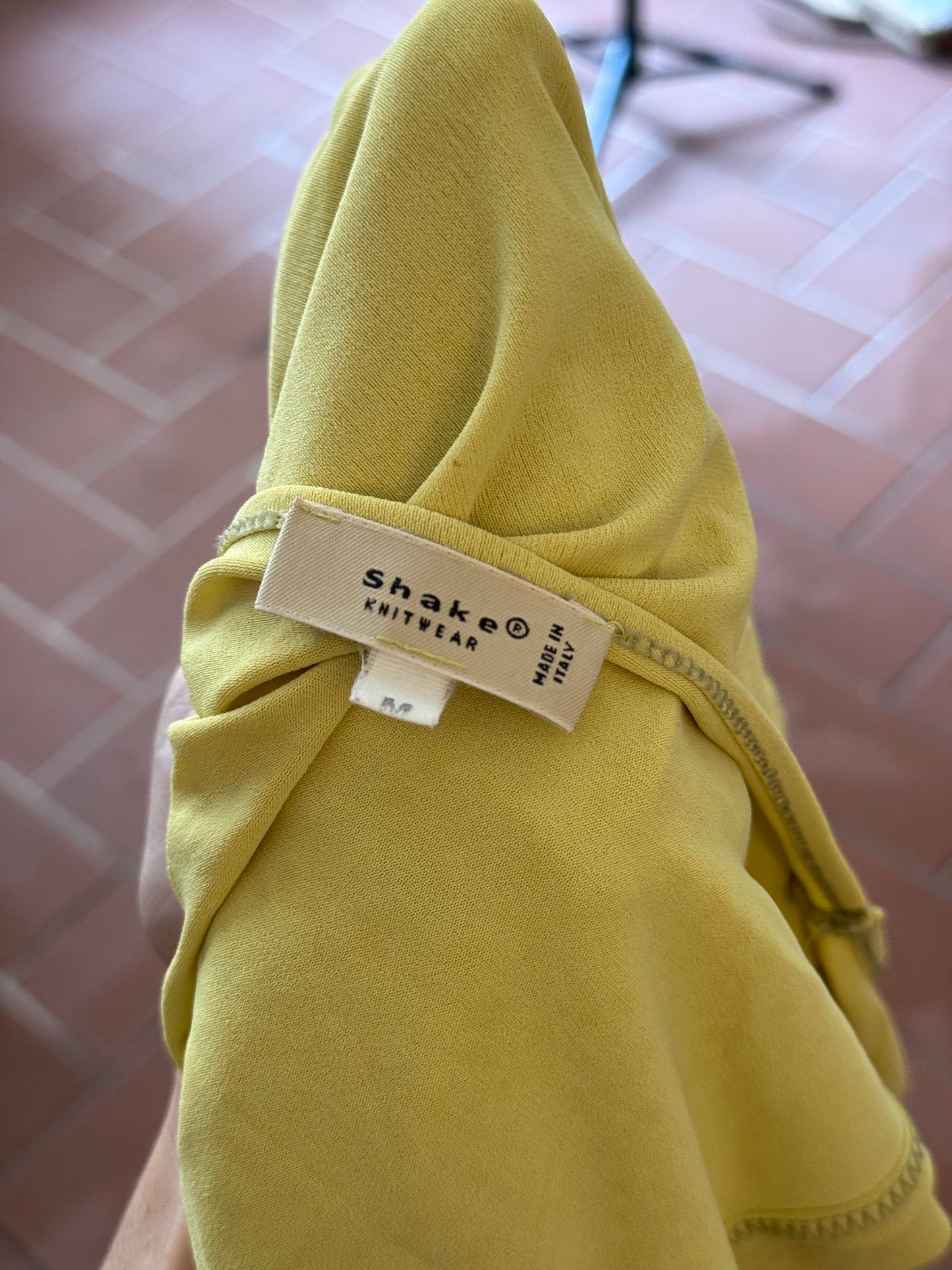 Shake Knitwear Lime Long Sleeve Top
