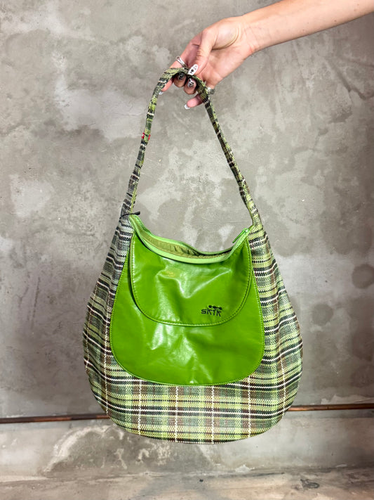 Skunkfunk Plaid Shoulder Bag