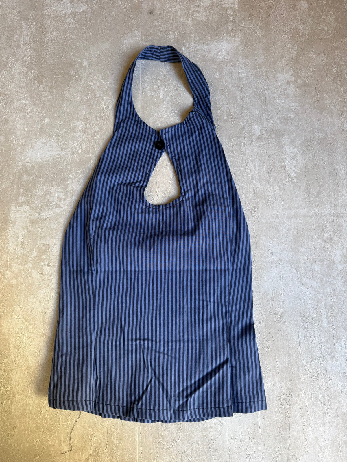 Vintage Rework Stripe Halter Top