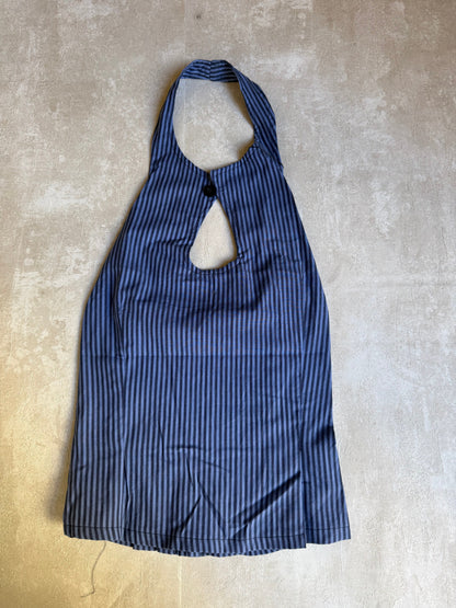 Vintage Rework Stripe Halter Top