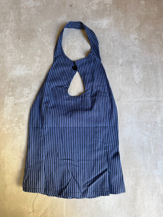 Vintage Rework Stripe Halter Top