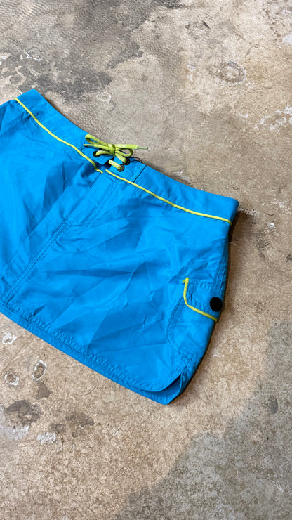 Calvin Klein Y2K Swim Mini Skirt Blue & Neon Green