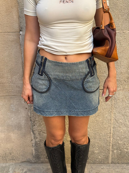 Mess Sixty Denim Mini Skirt (replica)
